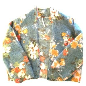 Free People Shrug Sweater Teal Women Size Medium